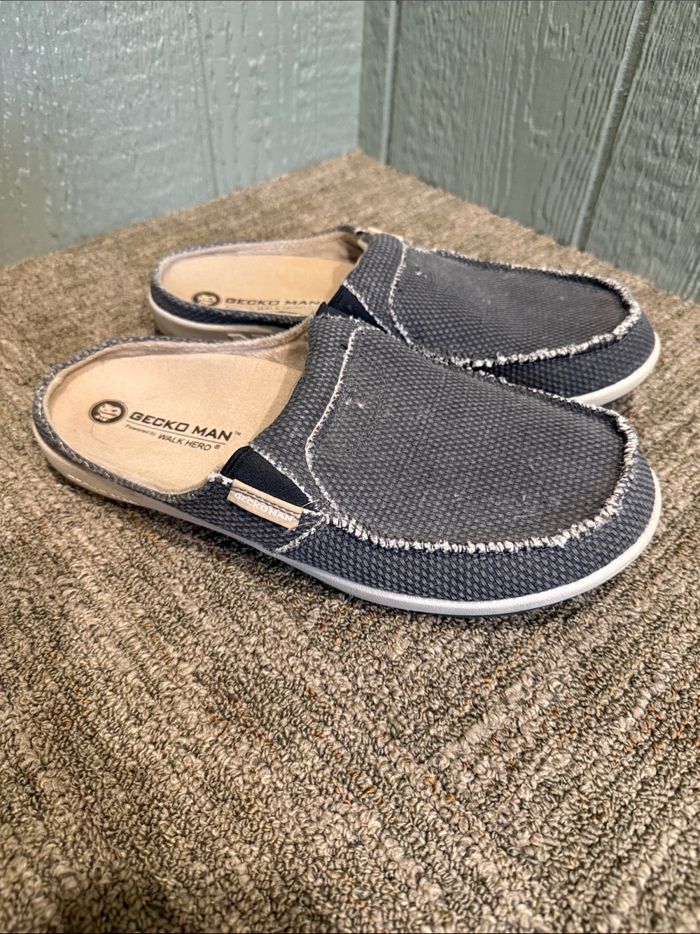 Men's Slip-On Gecko-Man Canvas Mules - 9